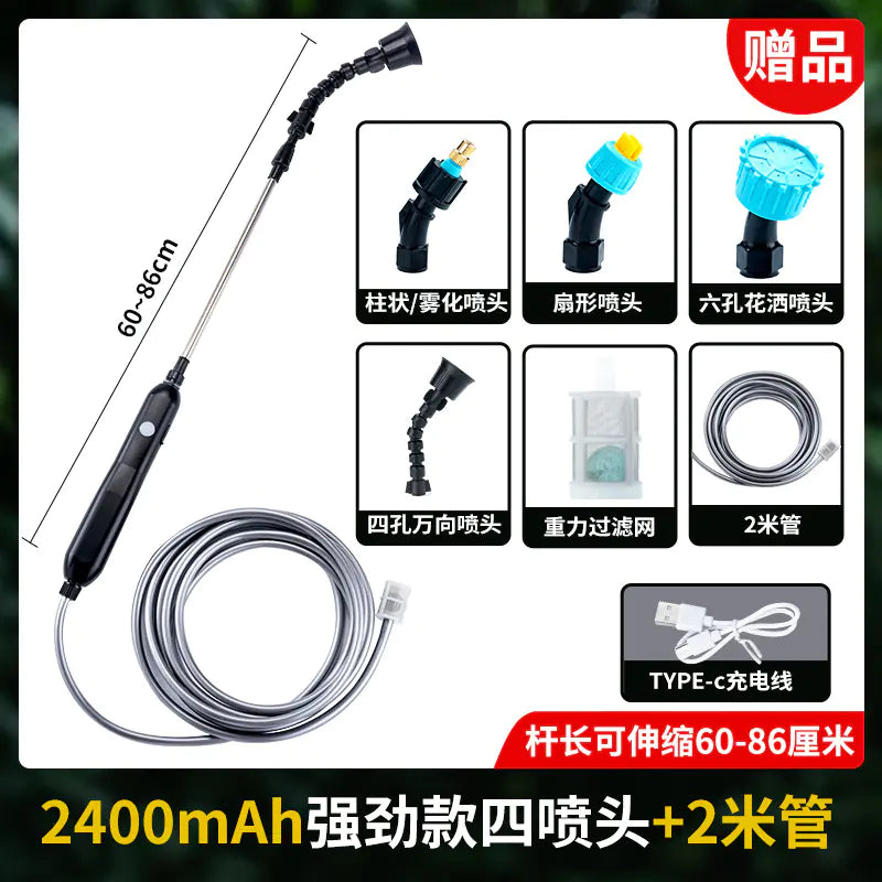 Electric Pressure Sprayer for Gardening and Disinfection