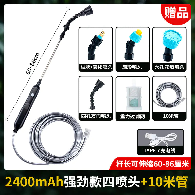 Electric Pressure Sprayer for Gardening and Disinfection