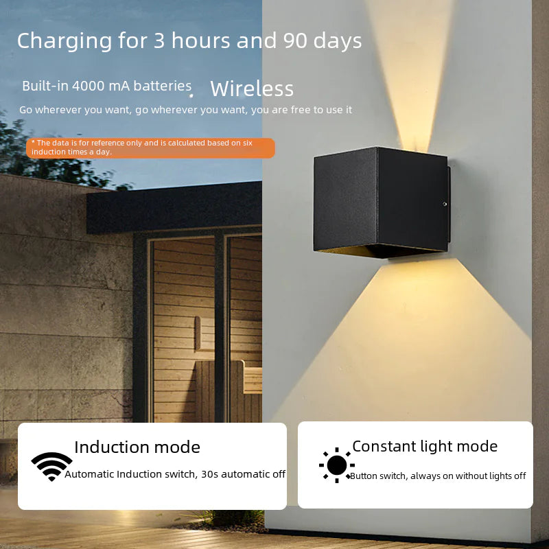Minimalist Aluminum Motion Sensor LED Wall Light